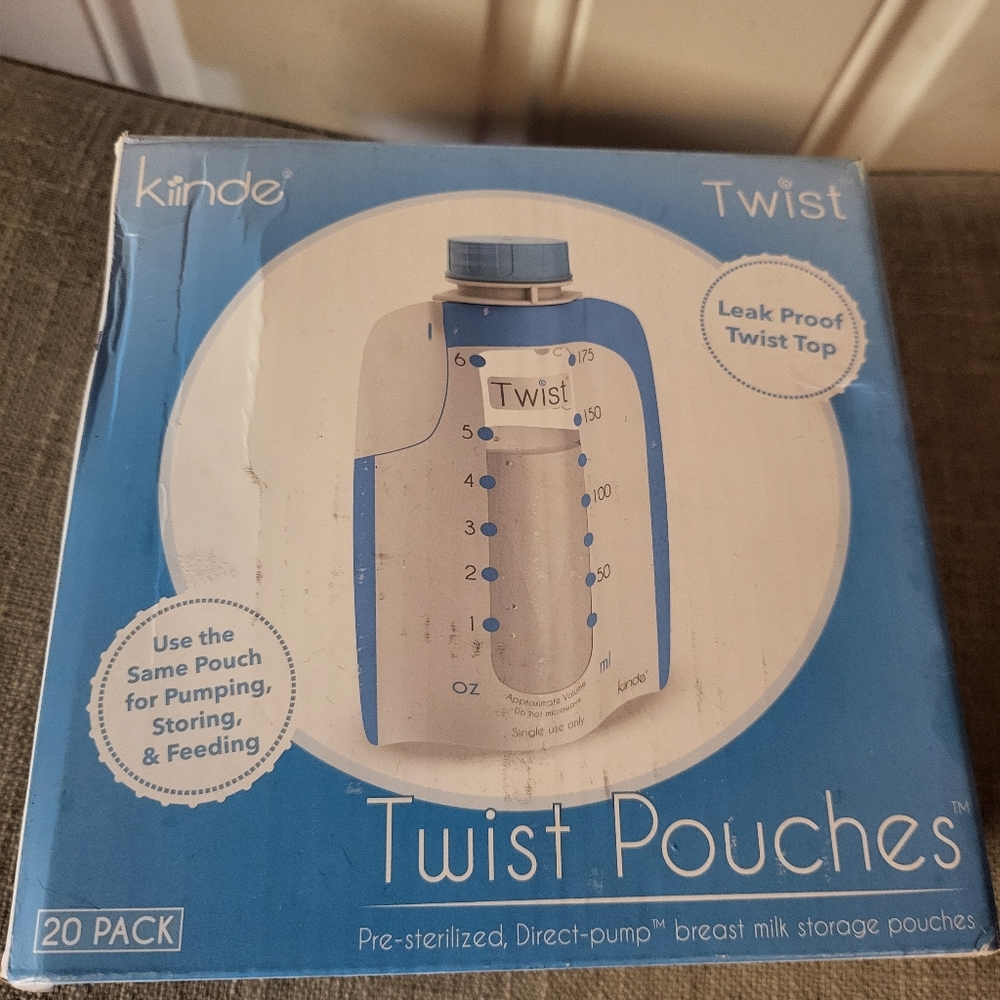 Kiinde  twist Pouches  6 Oz 20 pack